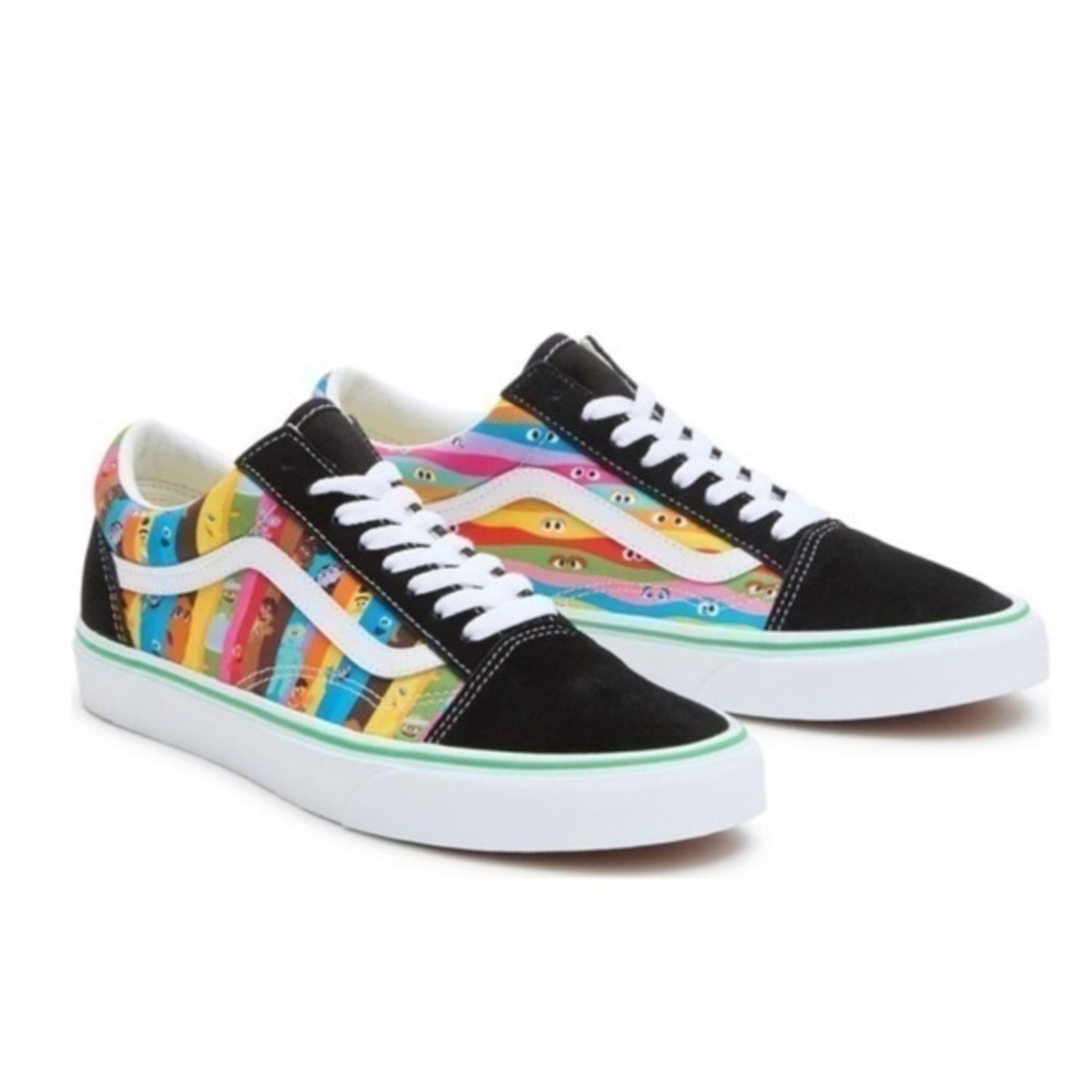 Vans Sesame Street Colorful Slip-Ons men’s 11.5
